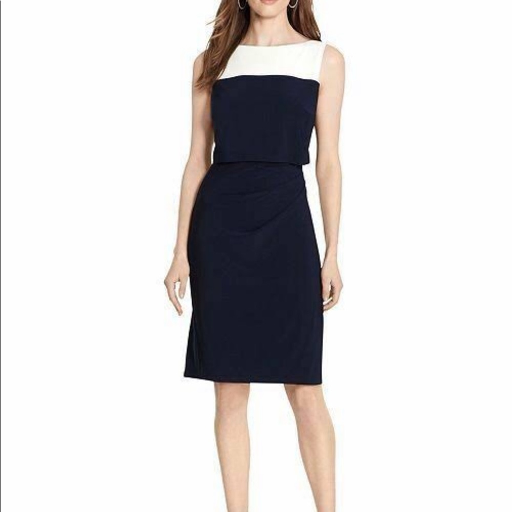 ✅American Living Color Block Popover Dress NWT